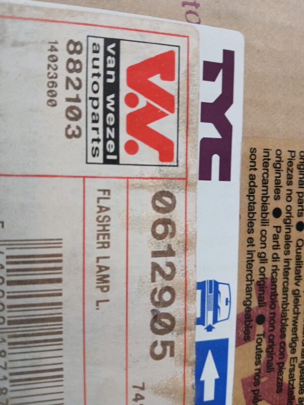 Bmw E32 87-94 Suunatuli valge, vasak 0612905
