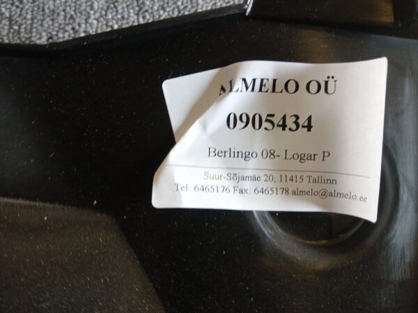 Citroen Berlingo 08- parem esimene logar 0905434