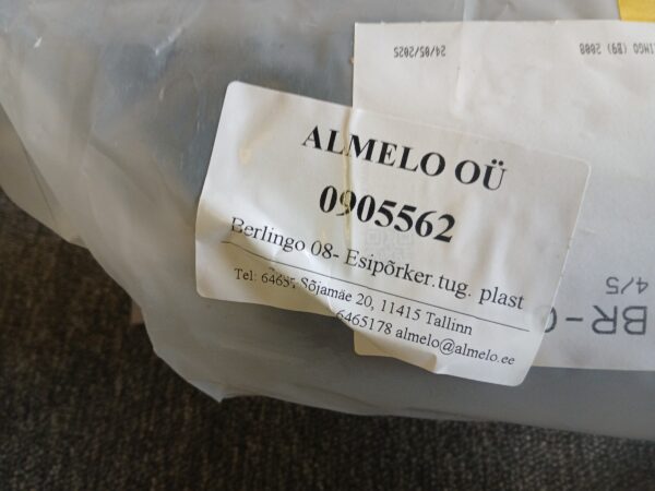 Citroen Berlingo 08- Esipõrker.tug. plast 0905562