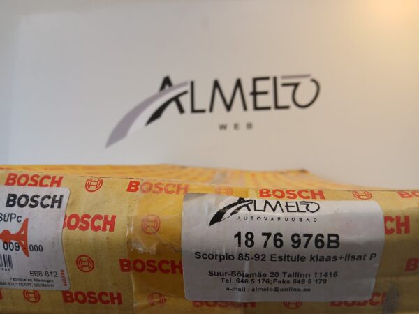 Ford Scorpio esitule klaas + lisatuli Bosch parem, 84-92 1876976B