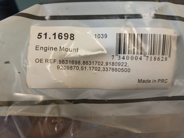 Volvo 850/S70/V70 mootoripadi 511698