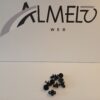 Plastikutüübel D 8 keermega must C10128